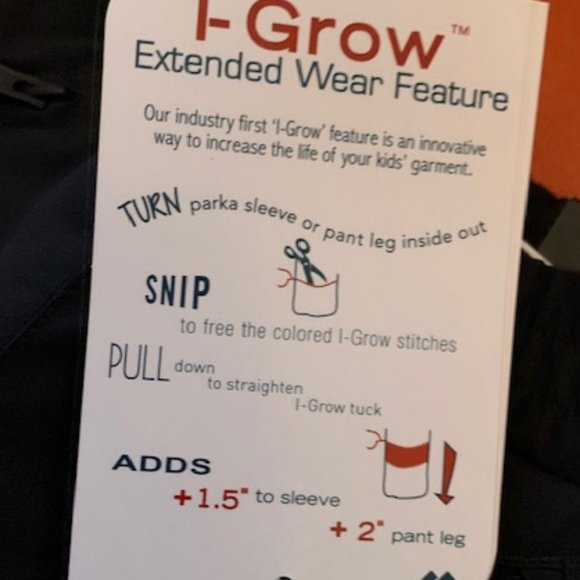 *NEW* OBERMEYER KIDS' 4 or 5 MINI ALPINIST INSULATED PANT, BLACK, INSULATED - Picture 10 of 10